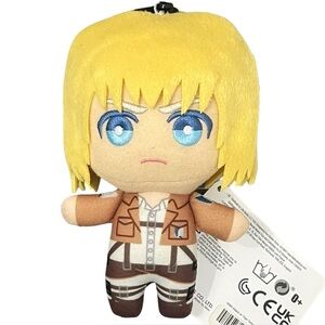 Attack on Titan - Tomonui 6" Chibi  Series 1 Keychain Clip Plush NWT